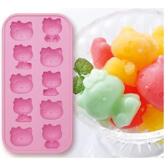 Skater Hello Kitty Silicone Ice Tray
