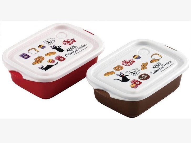 Skater Kiki&#39;s Delivery Service Bakery Sealed Container 2pcs Set 500mlx2