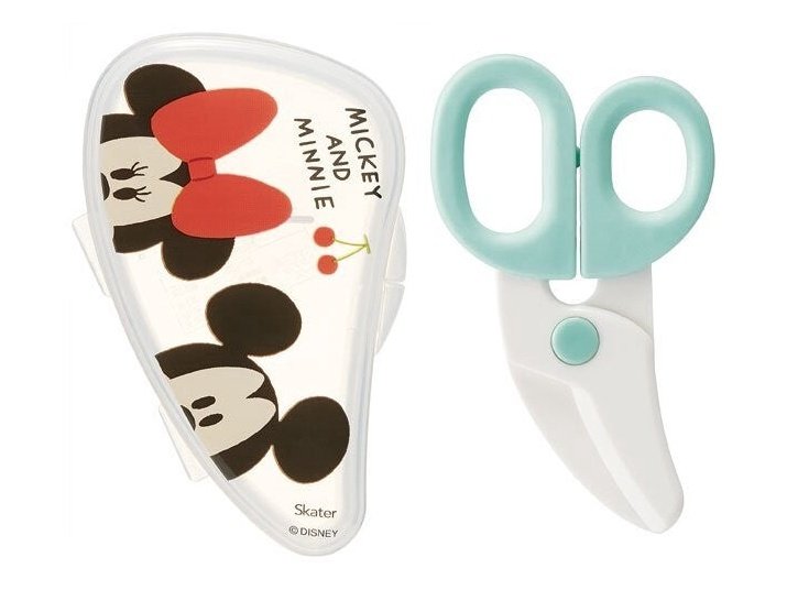Skater Mickey Mouse Baby Food Scissors