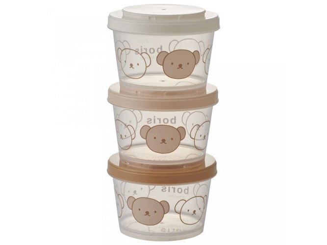 Skater Miffy Container 3pcs Set 240ml