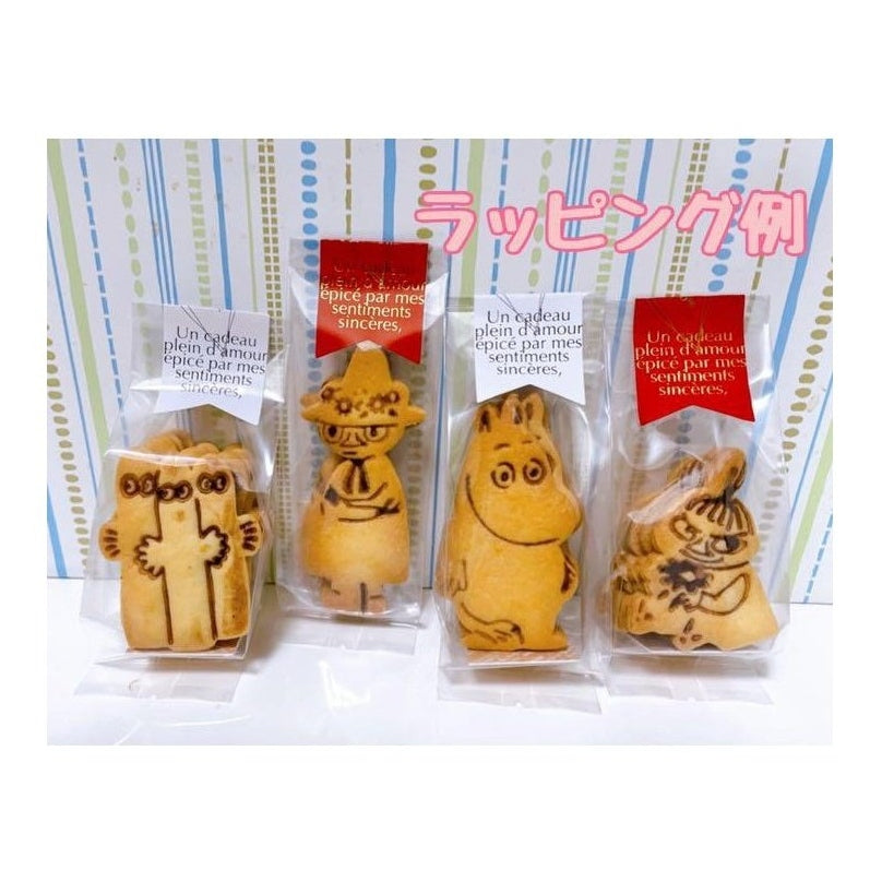 Skater Moomin Cookie Stamp 4P