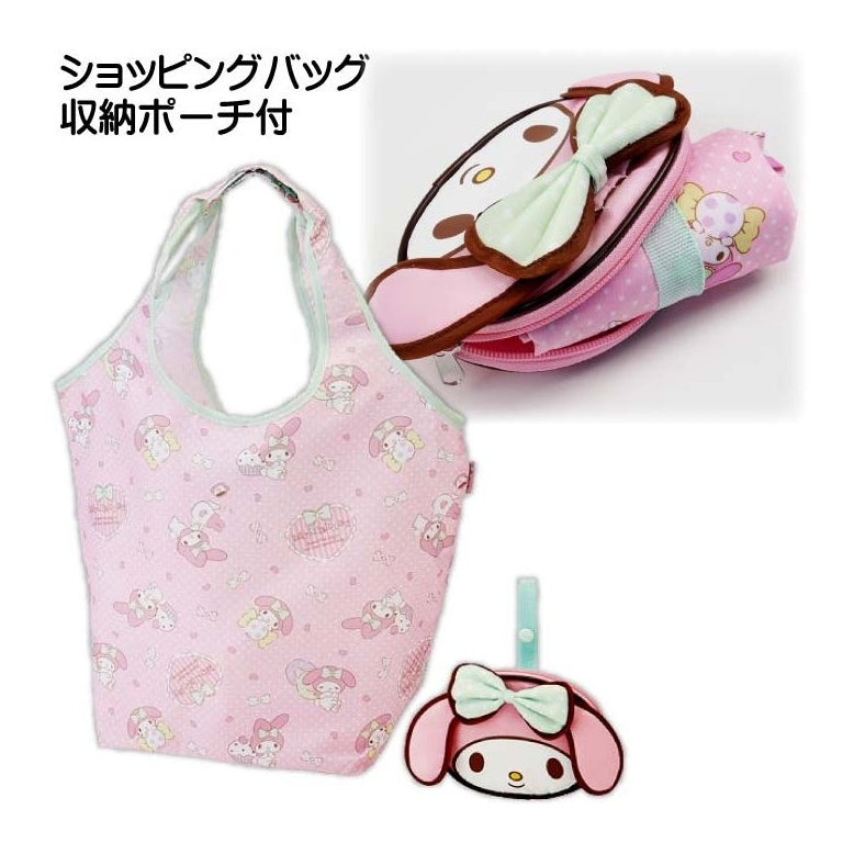 Skater My Melody Shopping Bag with Pouch