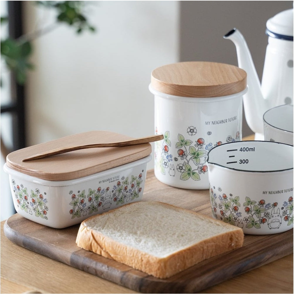 Skater My Neighbour Totoro Enamel Butter Case 500ml