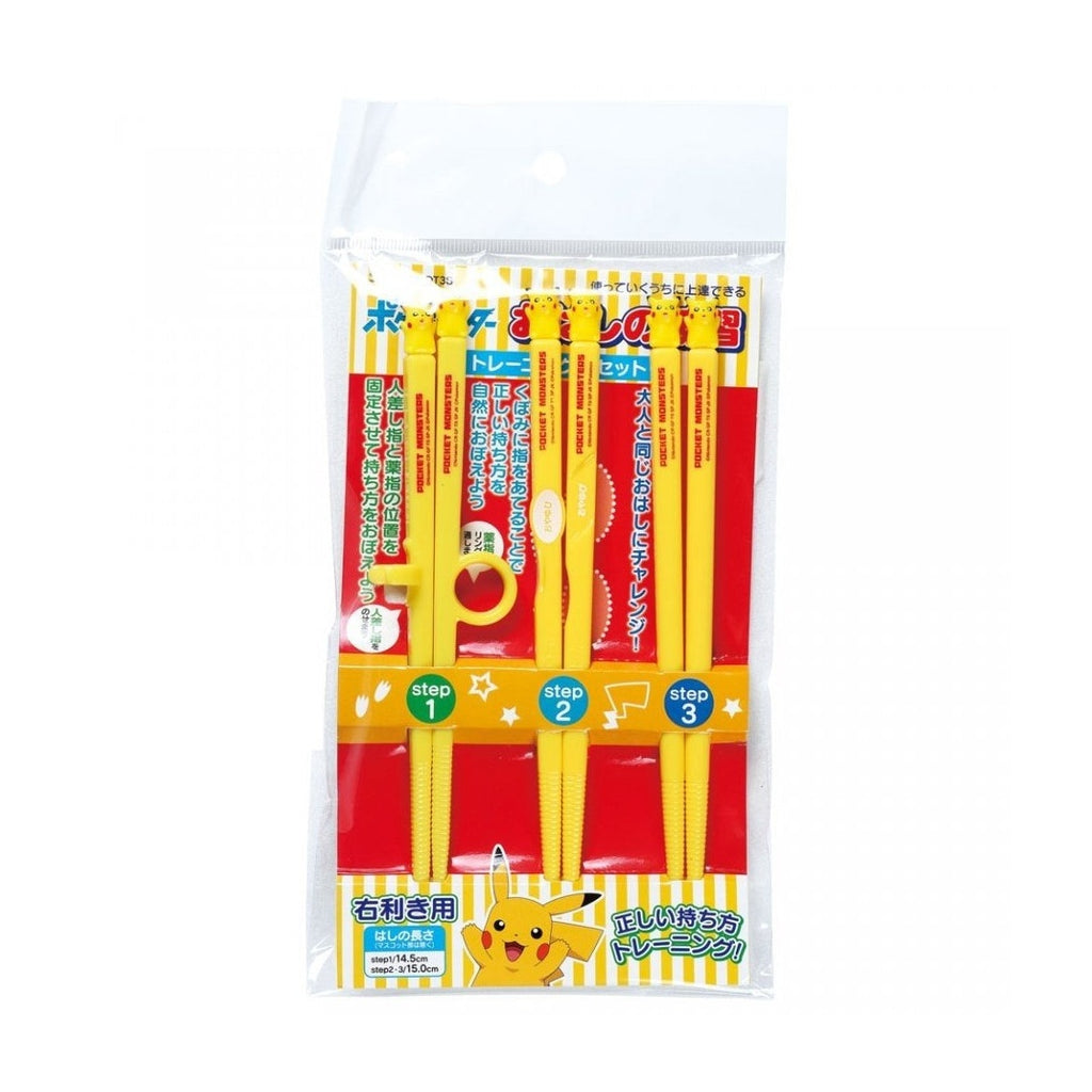 Skater Pikachu 3 Step Set Training Chopsticks