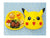 Skater Pikachu Face Divided Bento Lunch Box