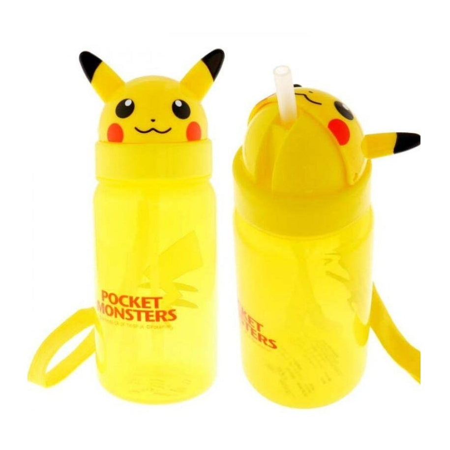 Skater Pikachu Straw Bottle 350ml