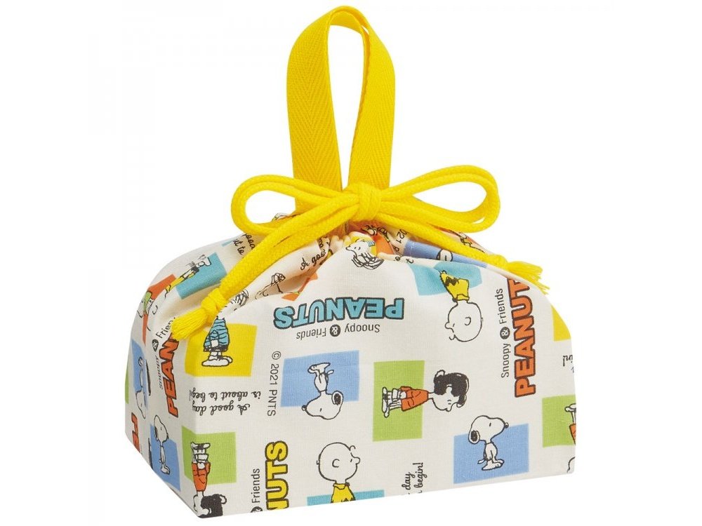 Skater Snoopy Two Tone Colour Cloth Pouch