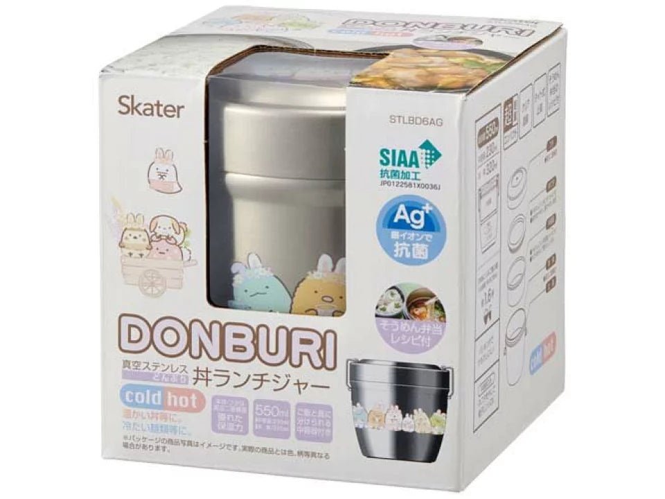 Skater Sumikkogurashi Rabbit Garden Donburi Vacuum Food Flask 550ml