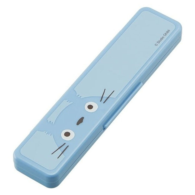 Skater Totoro Blue Chopstick Spoon Set