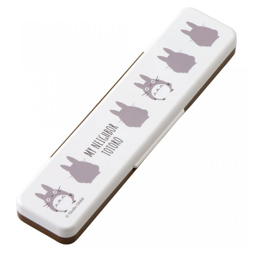 Skater Totoro Brown Chopstick Spoon Set