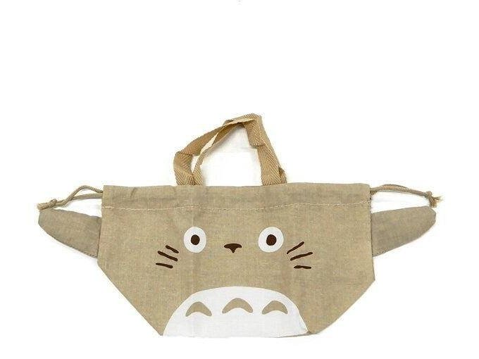 Skater Totoro Brown Lunch Bag