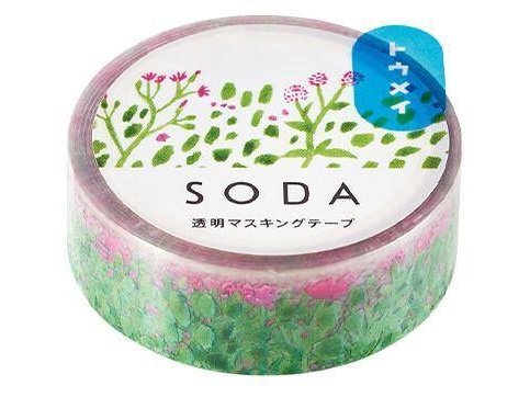 Soda Washi Tape mm Plants