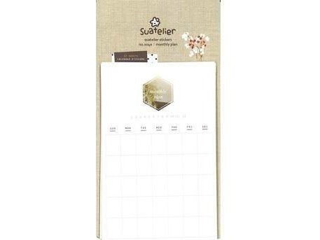 Suaterier Plan Journal Nature Monthly Sheets