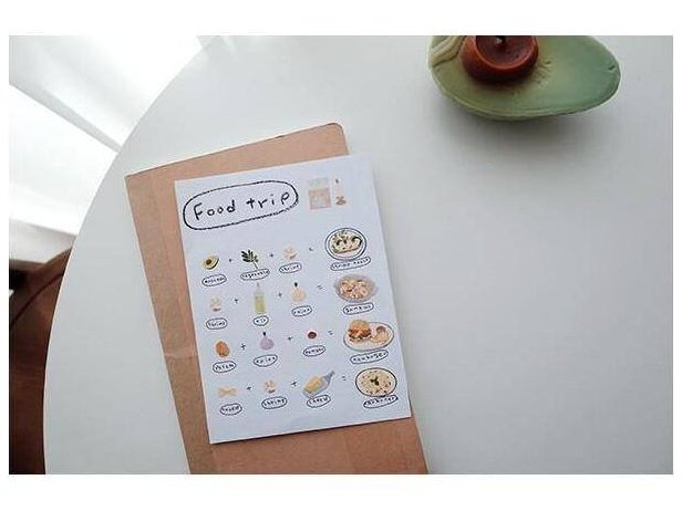 Suaterier Sketch Sticker Food