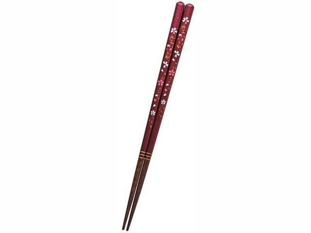 Sun Wakasa Sakura Shooting Star Chopsticks Red cm