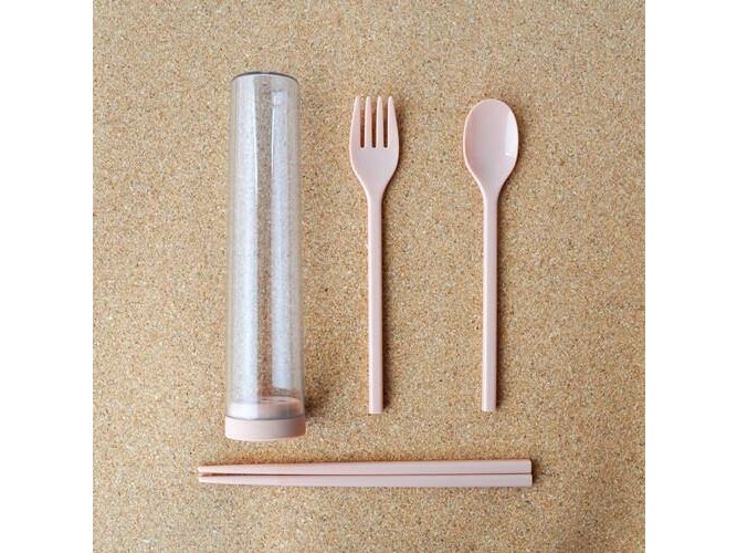 Sunlife Portable Cutlery Set Pink