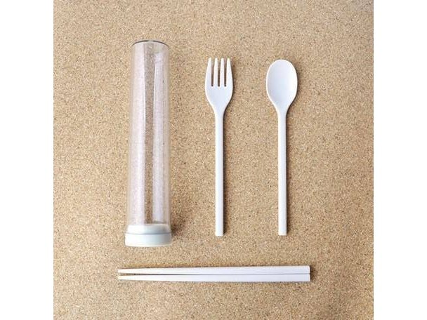 Sunlife Portable Cutlery Set White