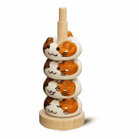 Tanaka Hashiten Donut Chopstick Rests 4pcs set