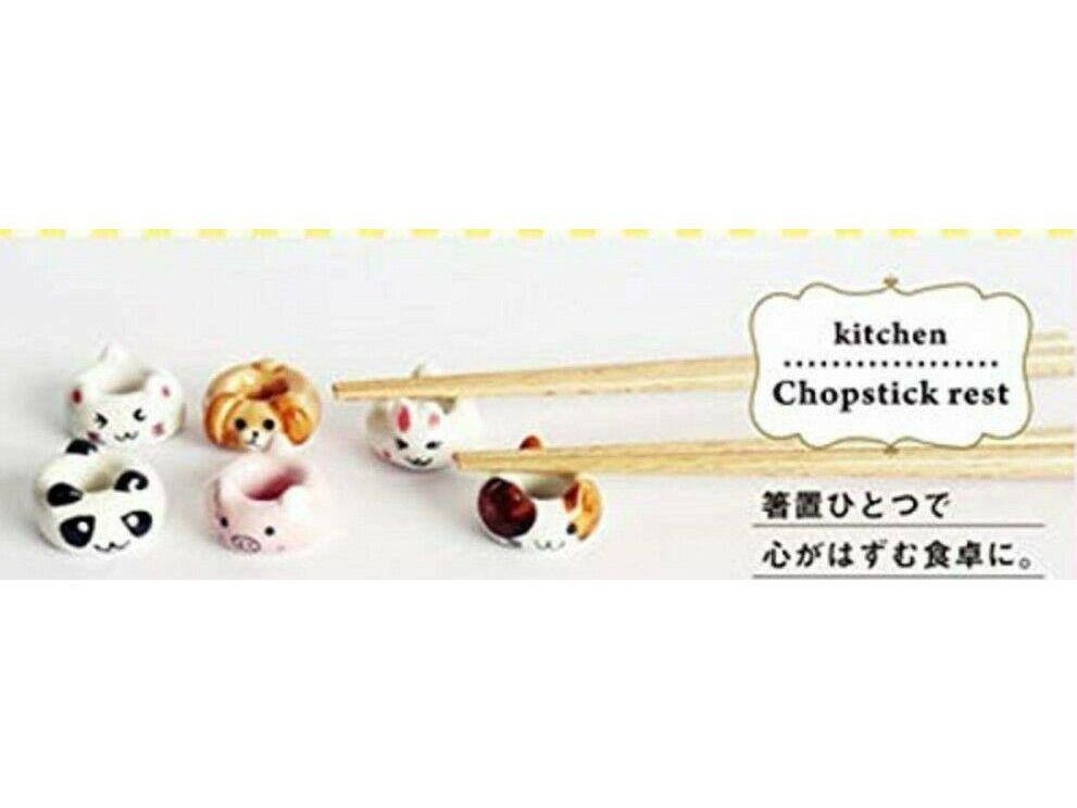 TH Donut Brown Spot Cat Chopstick Rests Pcs set