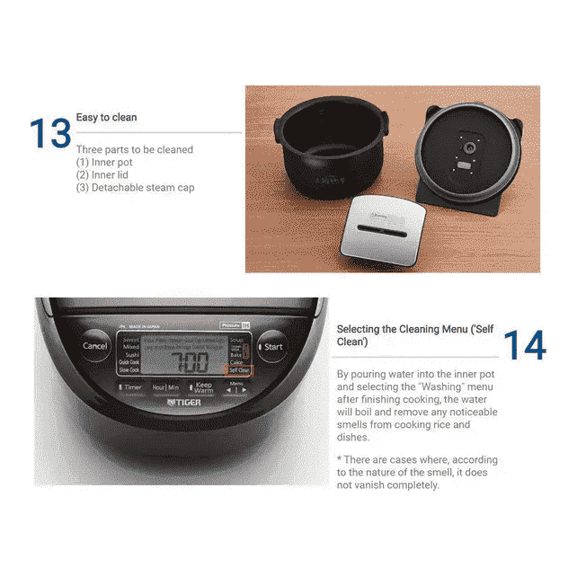 Tiger Pressure IH Rice Cooker JPK-G10A/18A