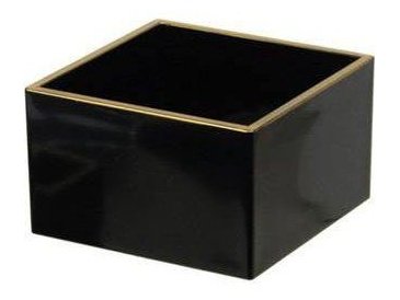 Tanaka Hashiten Square Case Black Gold