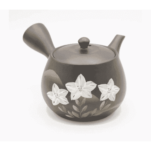 Tokoname Black Bellflower Teapot 350ml