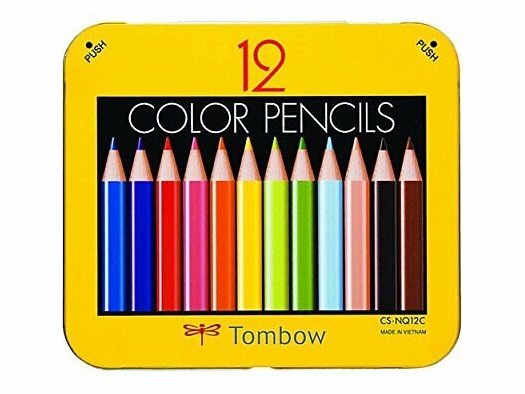 Tombow Coloured Mini Pencils - 12 set