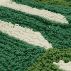 Tomo banana leaf mat S extreme close-up of soft looped pile texture