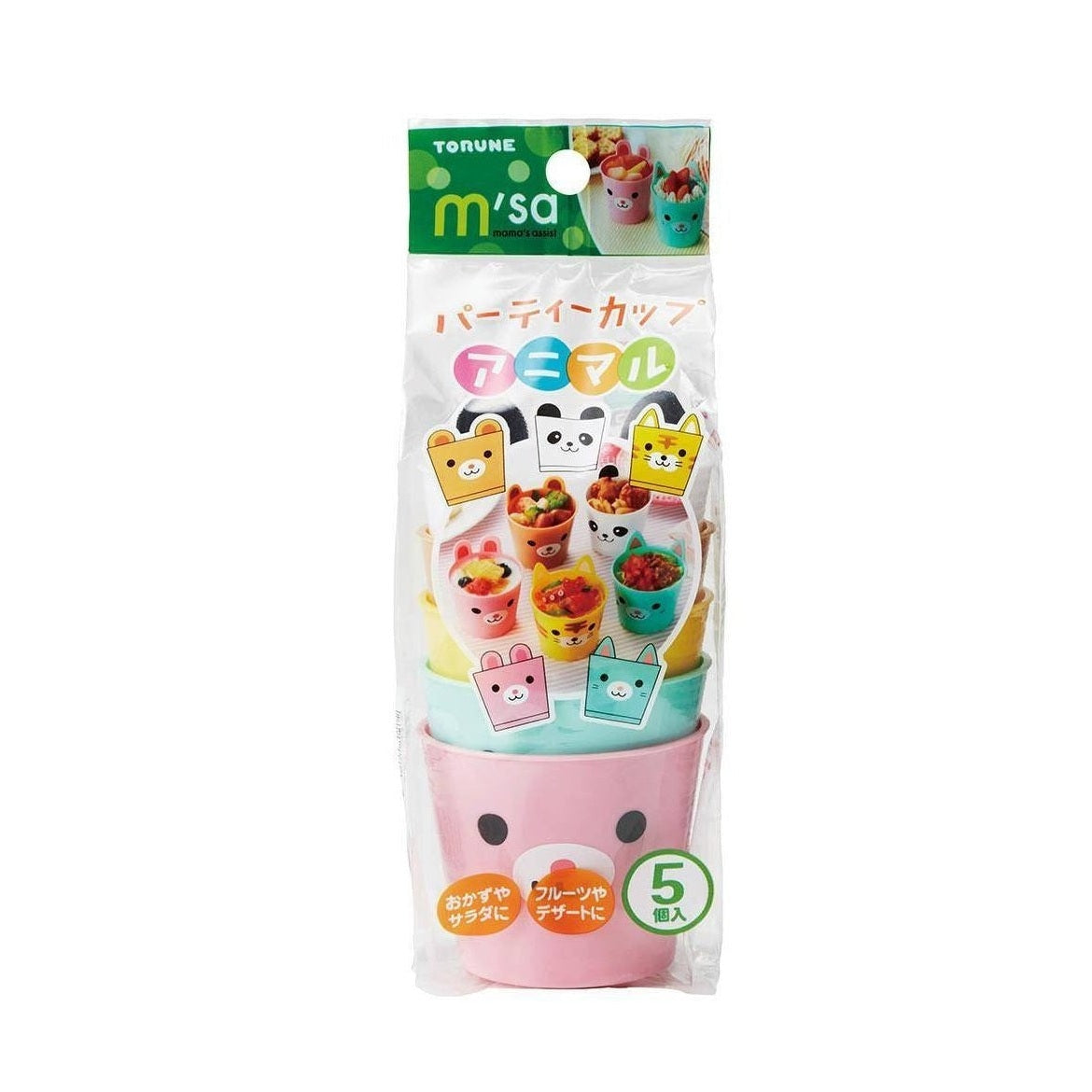 Torune Animal Party Cup 5 Pcs