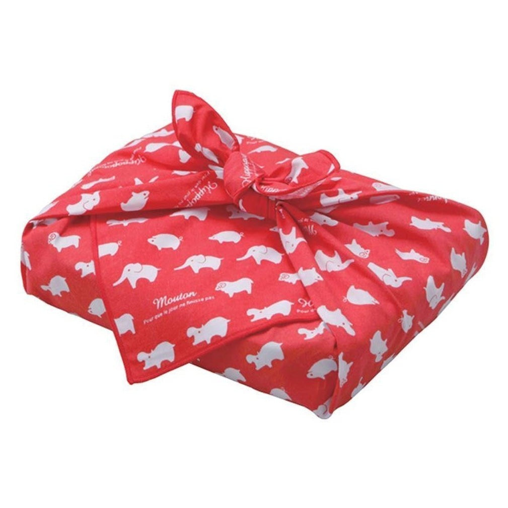 Torune Red Animal Furoshiki Wrapping Cloth 52cm