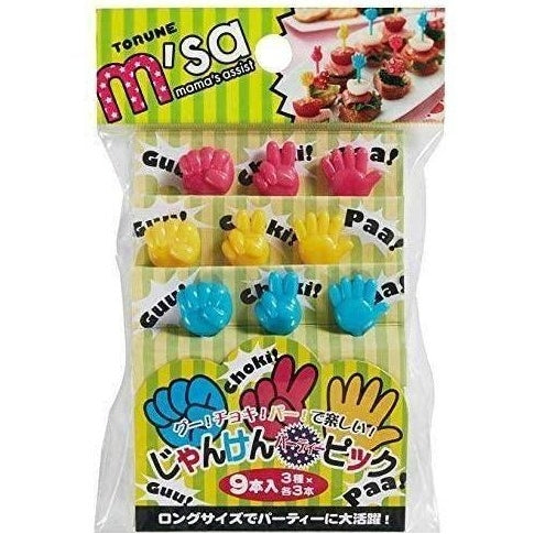 Torune Rock Paper Scissor Pick 9Pcs