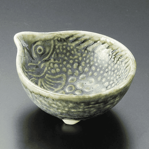 Touga Oribe Fish Mini Dish 7x6.9cm