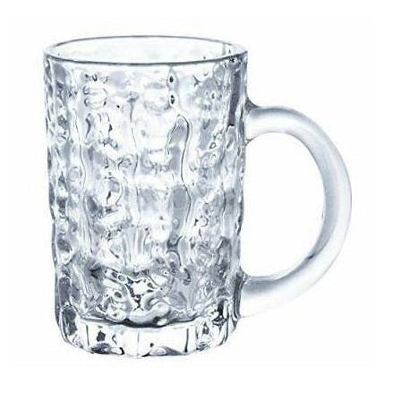 Empty Toyo Sasaki beer mug showing thick flared base profile