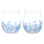 Toyo Sasaki Nemophila Pair Glasses 365ml