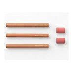 Traveler's Company Brass Pencil and Eraser Refill