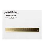 Traveler's Company Brass Ruler 15cm