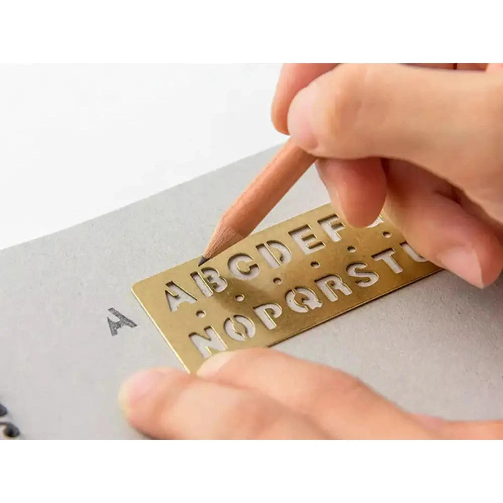 Traveler's Company Brass Template Bookmark