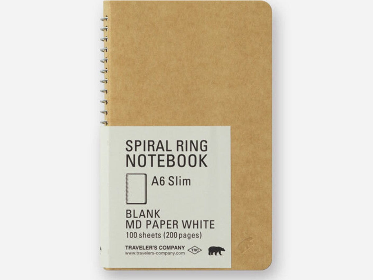 Traveler&#39;s Company Spiral Ring Notebook A6 Slim