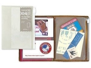 Traveler's Company Passport Notebook Refill  004 Zipper Case