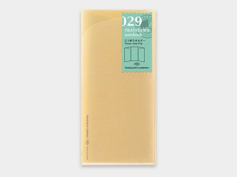 Traveller&#39;s Notebook Three-Fold File Refill