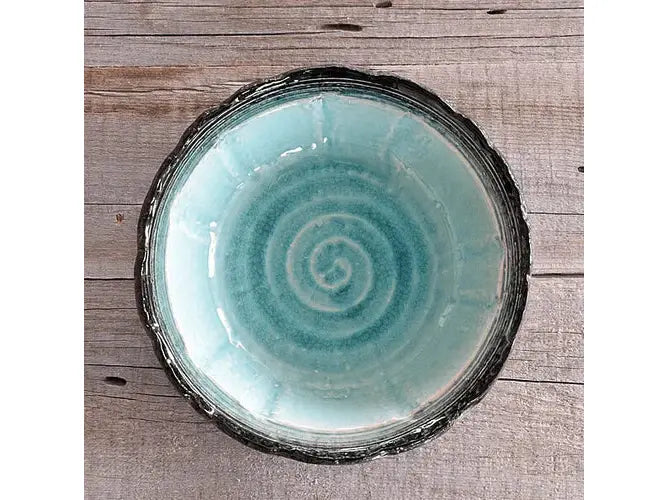Turquoise Large Serving Bowl 34.5D