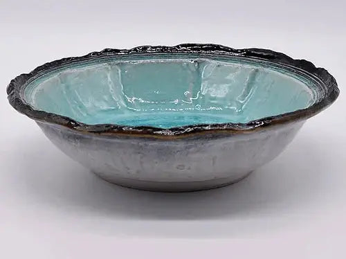 Turquoise Large Serving Bowl 34.5D