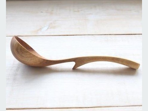 Wakacho Hooked wooden Ladle Beech cm
