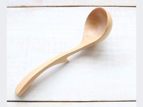 Wakacho Hooked wooden Ladle Beech cm
