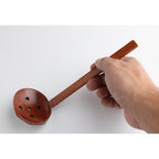 Wakacho Wooden Tortoise Shell Strainer Ladle