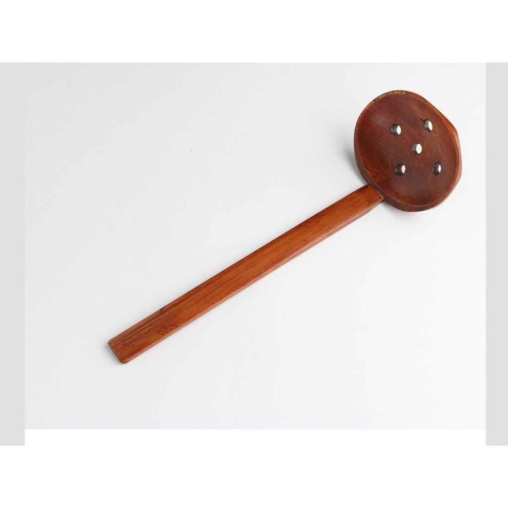 Wakacho Wooden Tortoise Shell Strainer Ladle