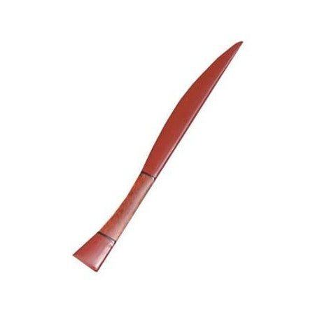 Wakacho Vermillion Wooden Wagashi Knife MINIMARU