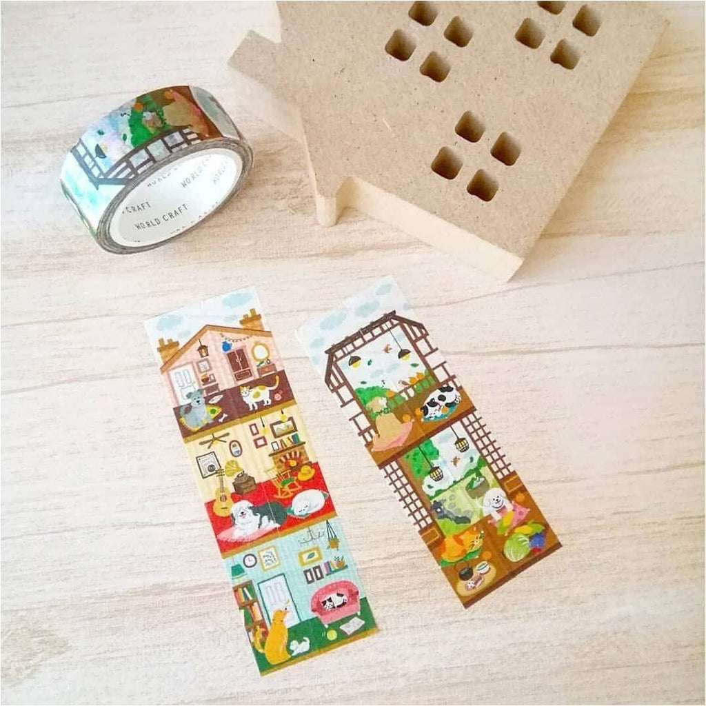 World Craft - Animal Home Alone Washi Tape