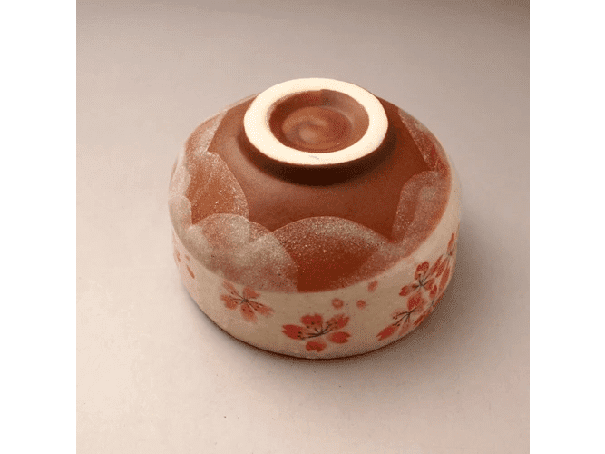 Yamaki Heian Pink Sakura Mini Matcha Bowl
