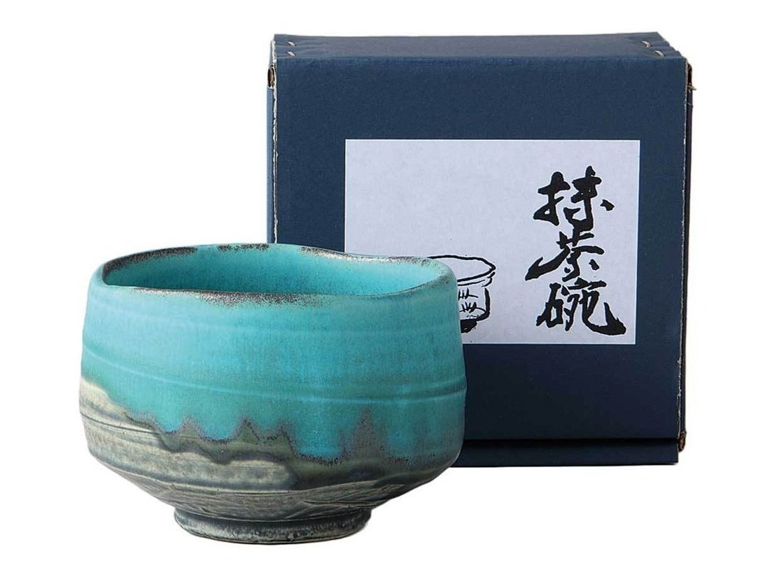 Yamaki Turquoise Matcha Bowl